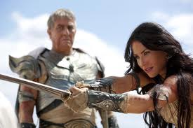 [Dejah Thoris and her father]