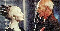 [Borg Queen and Picard]