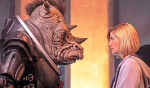 [The Doctor and a Judoon]